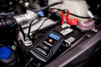 Energizer ENC8A 8-Amp Battery Charger image of car battery charging 