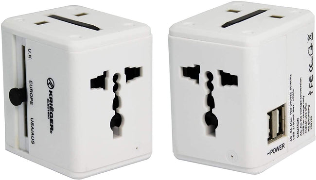 KRIEGER Universal Worldwide All-in-one Travel Charger Adapter Plug main image